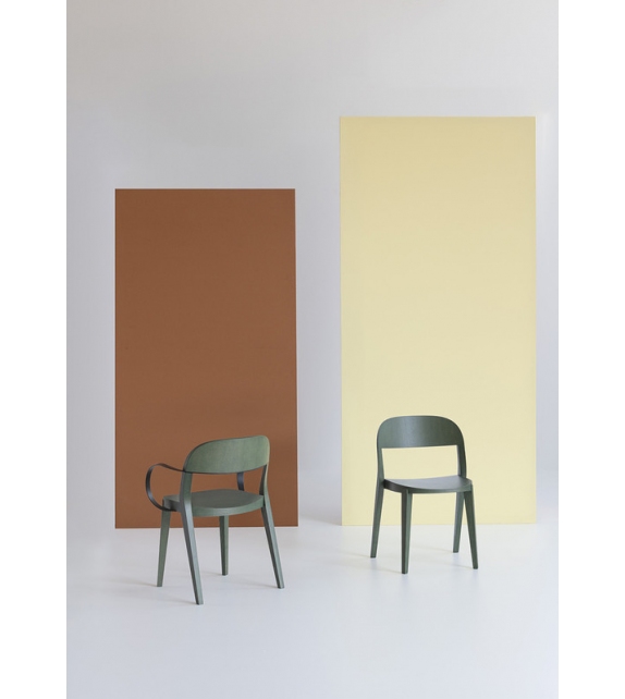 Minima Potocco Sedia con Braccioli