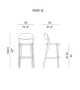 Minima Potocco Tabouret Bar