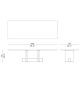 Syn Quadrangular Potocco Table