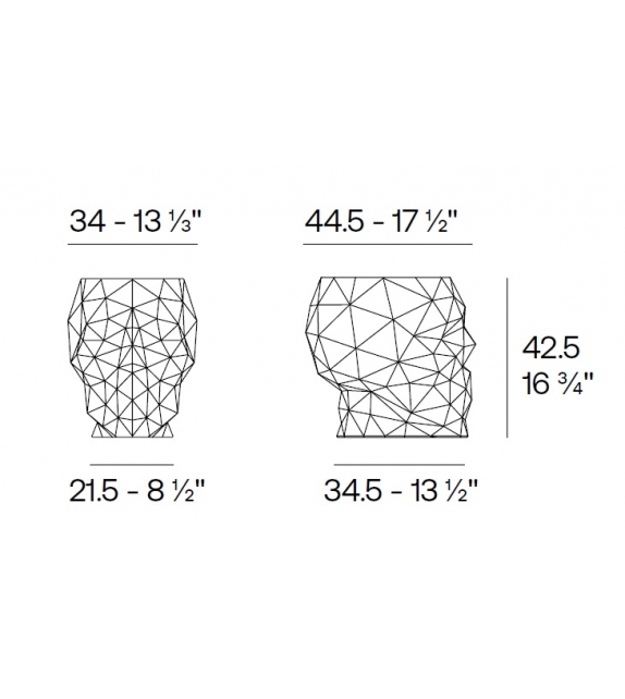 Skull Sgabello Vondom