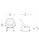 Cut Outdoor Potocco Rocking Chair