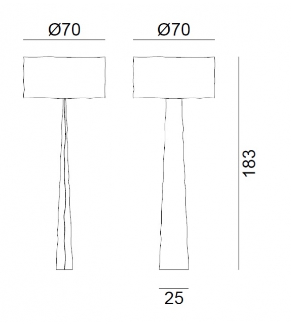 Pajama Gervasoni Floor Lamp