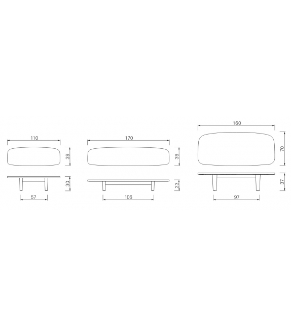 Matéria Marble ClassiCon Couchtisch