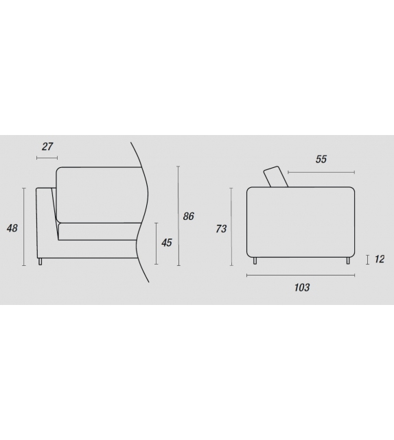 Atlantis Ditre Italia Sofa