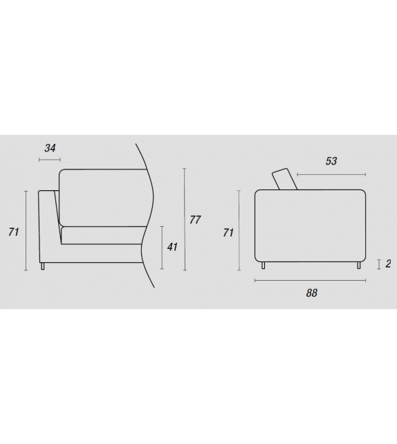 Vento Ditre Italia Sofa