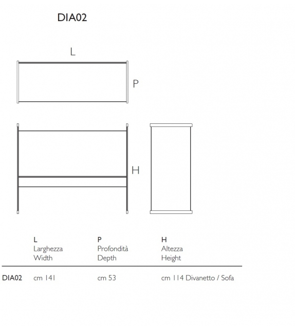 Diapositive Glas Italia Small Sofa