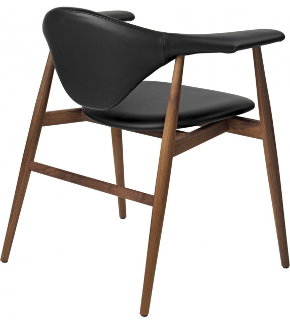Masculo Gubi Silla con Base de Madera