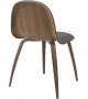 3D Dining Gubi Chaise Tapissée Frontalement