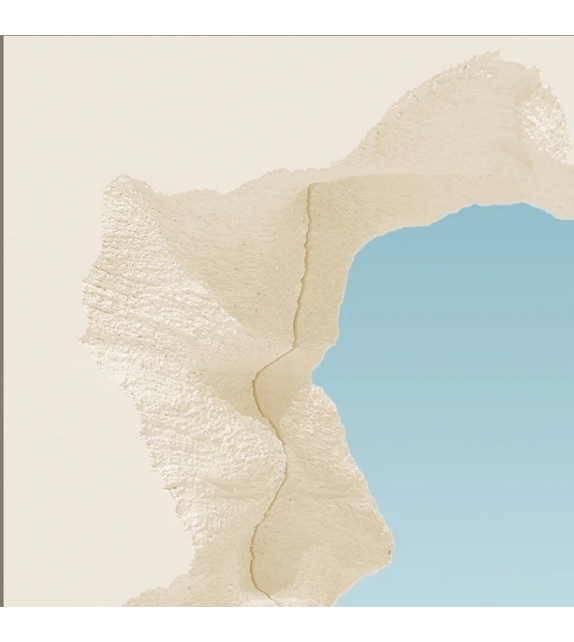 Broken Mirror Almost White Gufram Spiegel