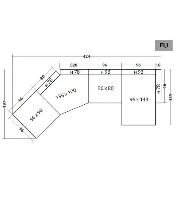 Fiocco Flou Canapé Modulable