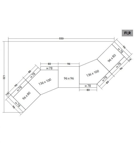 Fiocco Flou Canapé Modulable