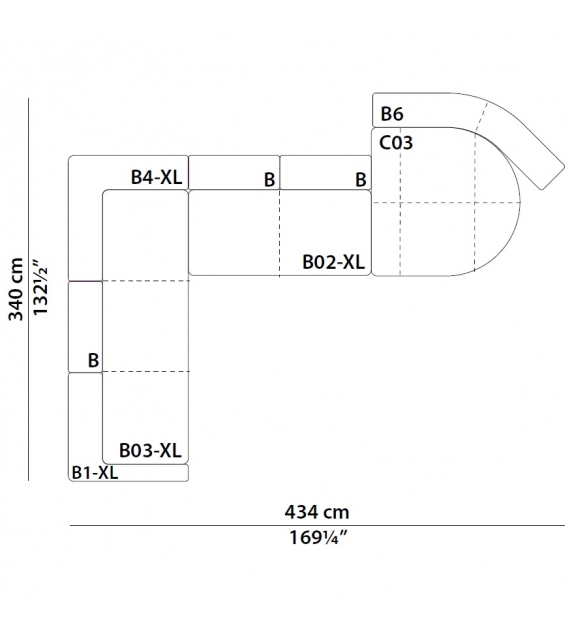 Juliette Baxter Sofá