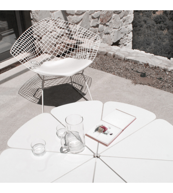 Bertoia Diamond Chair Mit Kissen Outdoor Sessel Knoll