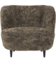 Stay Lounge Gubi Armchair with Legs