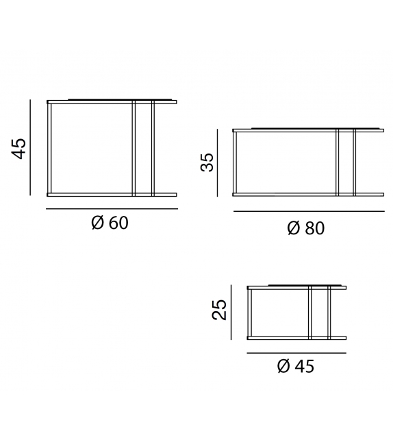 Orion Circular Twils Couchtisch