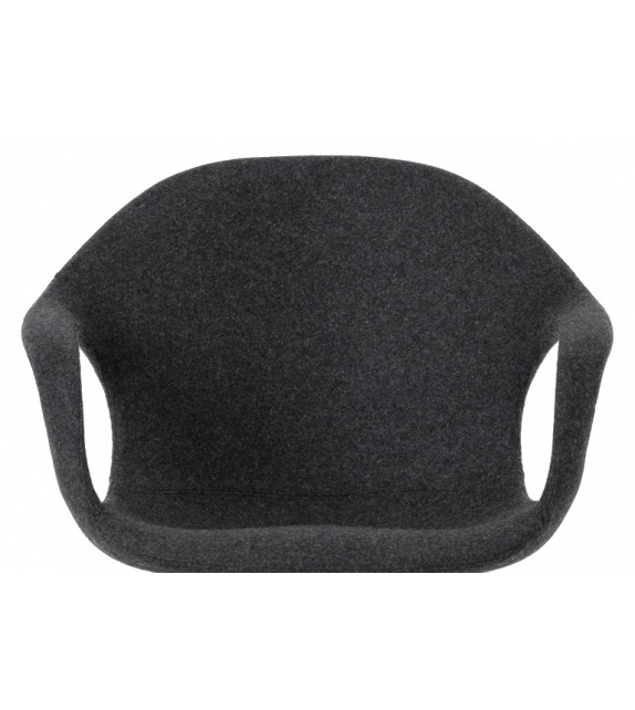 Elephant Kristalia Upholstered Chair with Sledge Base