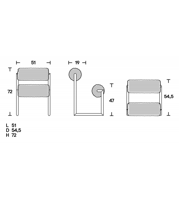 Due Più Acerbis Chaise