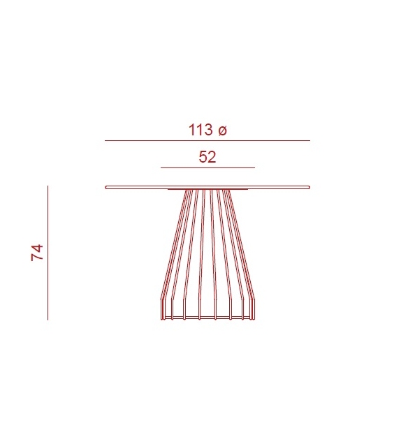 Prêt pour l'expédition - Castore Milani Table