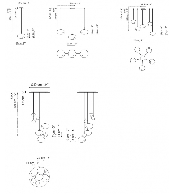 Pepita Bonaldo Lampada a Sospensione