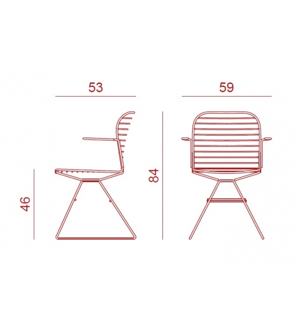 Ready for shipping - Infinito Milani Chair