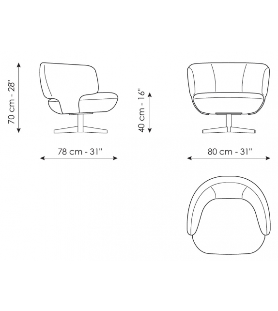 Doge Metal Bonaldo Fauteuil