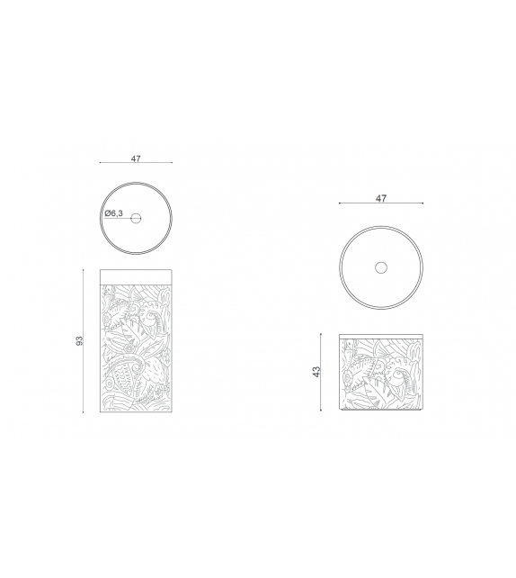 Tao Kreoo Freestanding Washbasin