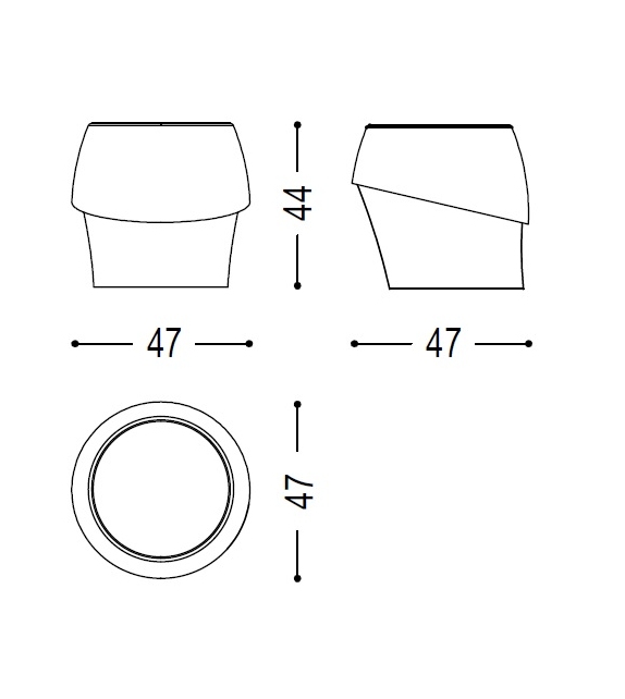 Bask-etto Riva 1920 Sgabello