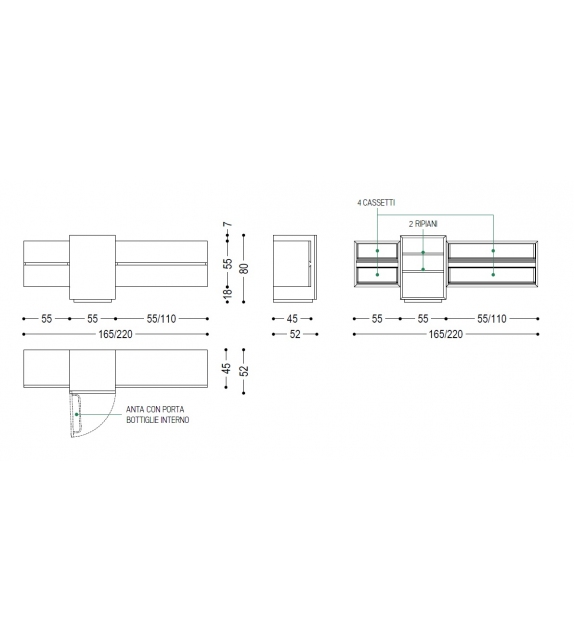 Aparadox Riva 1920 Sideboard