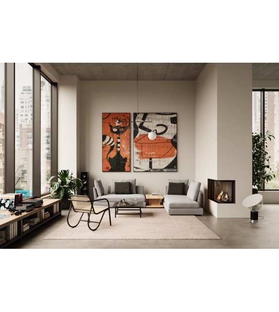 Mon-Île Gebrüder Thonet Vienna Sofá Modular