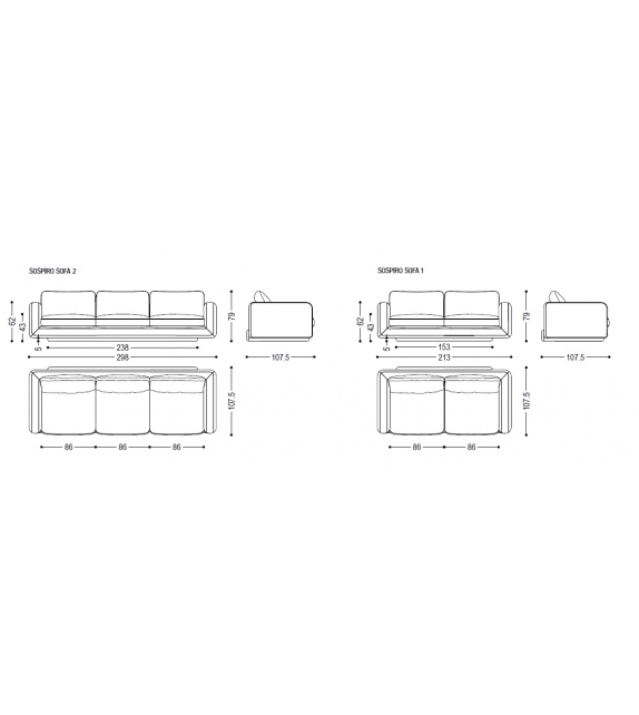 Sospiro Riva 1920 Sofa
