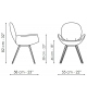 Youpi Bonaldo Chair with 4 Legs