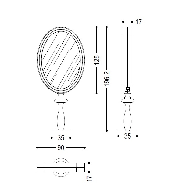 Mirror Mirror Riva 1920 Miroir