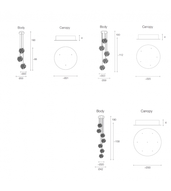 Argent Mon Bijou Multi Terzani Suspension