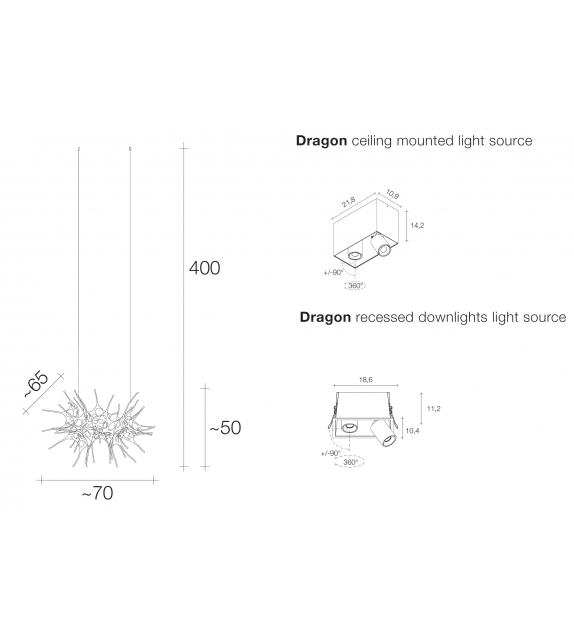 Argent Mon Bijou Terzani Lampada a Sospensione