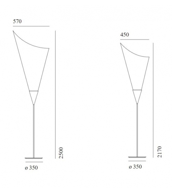 Calla Pallucco Lampada da Terra