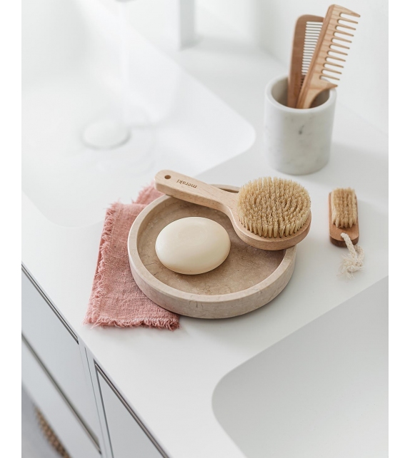 Showstopper - Round Container in Botticino Marble MarmoLove