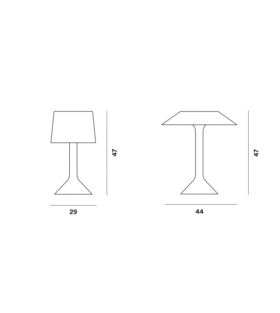 Chapeaux Foscarini Lampada da Tavolo