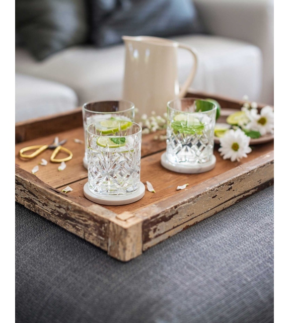 Poggiali Qui - Sous-verres Ronds MarmoLove