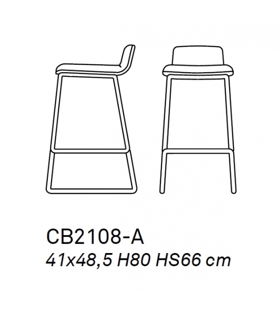 Ready for shipping - Riley Soft Connubia Stool