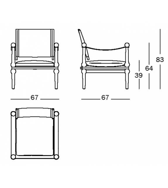 Twain Lounge Magis Fauteuil Bas