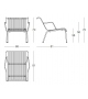 South Magis Low Dining Armchair