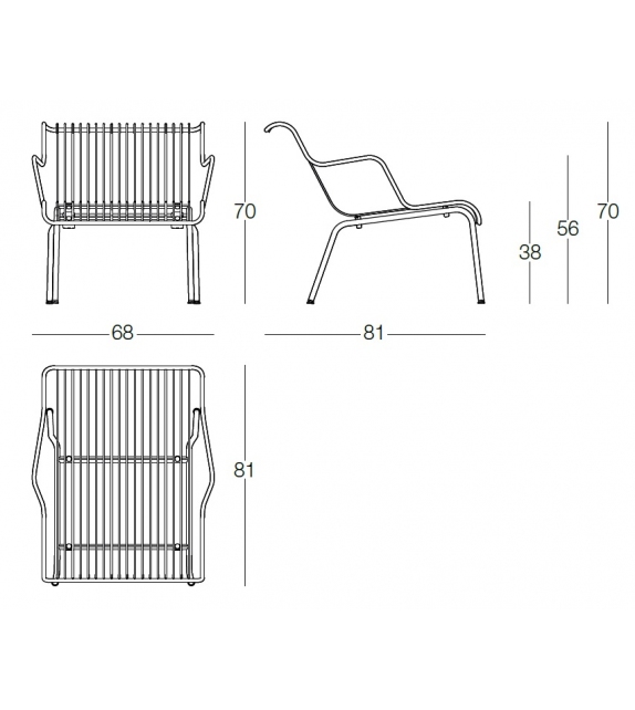 South Magis Low Dining Armchair