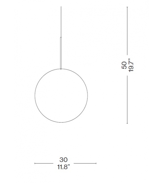 Bollicosa Small Cassina Lampada a Sospensione