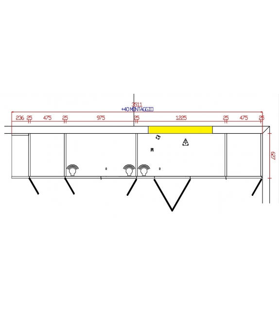 Ready for shipping - Core Caccaro Walk-in Closet