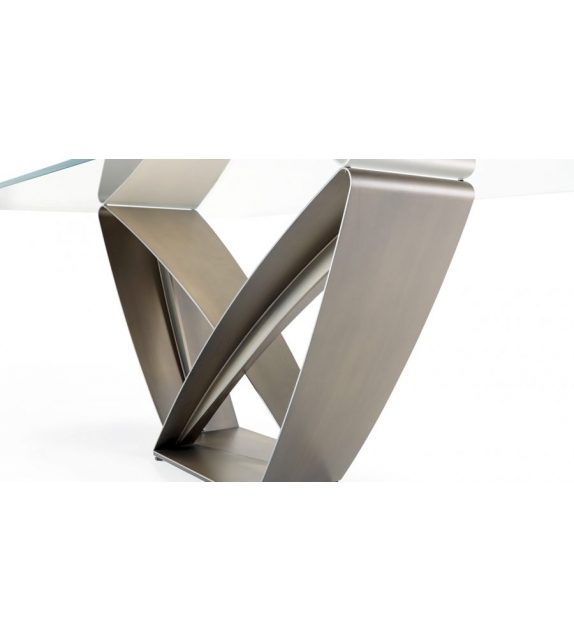Apeiron 72 Reflex Angelo Table avec Plateau en Verre
