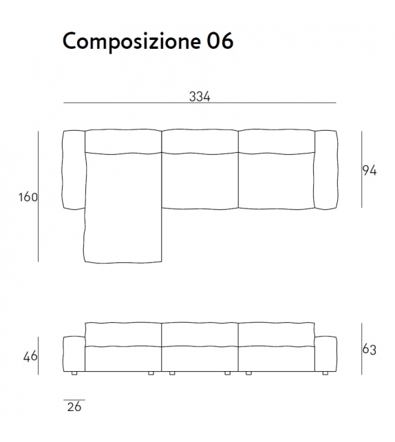 NeoWall Living Divani Modular Sofa