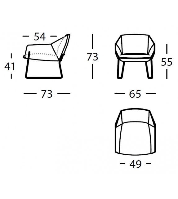 Nido Sled Sancal Small Armchair