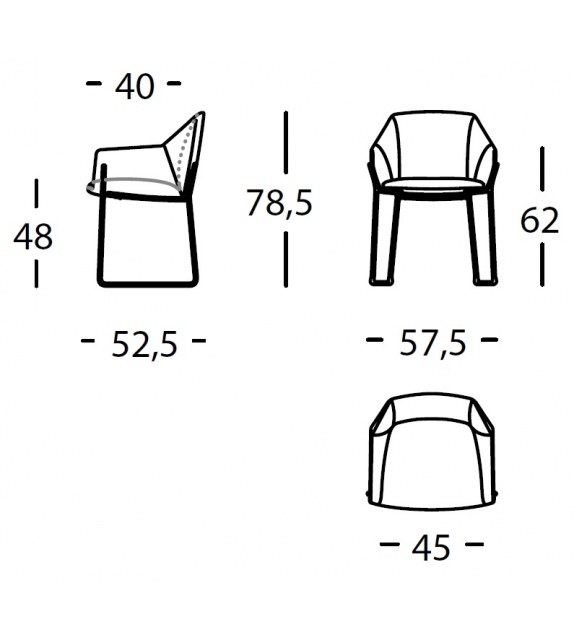 Nido Sled Sancal Stuhl