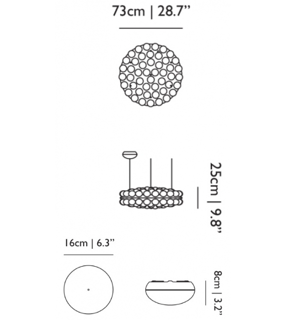 Prop Light Round Double Pendelleuchte Moooi