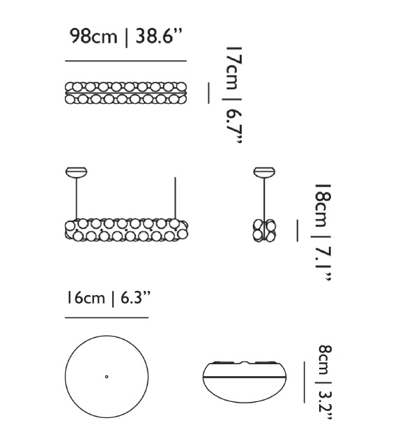 Prop Light Double Horizontal Pendelleuchte Moooi